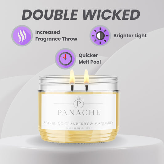 Patchouli Double Wicked Scented Candle