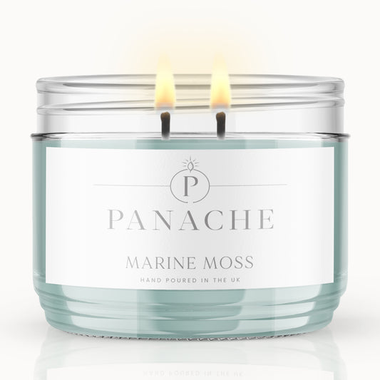 Marine Moss Double Wicked Scented Candle