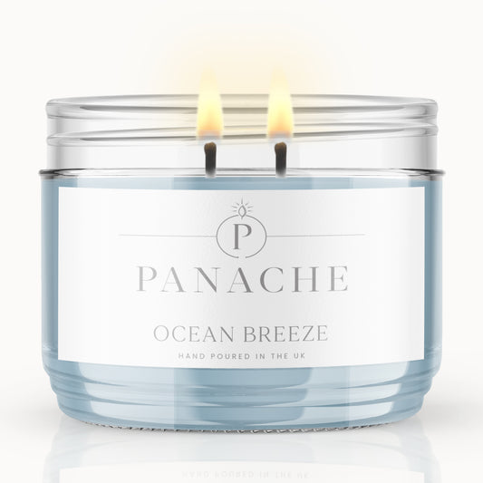 Ocean Breeze Double Wicked Scented Candle