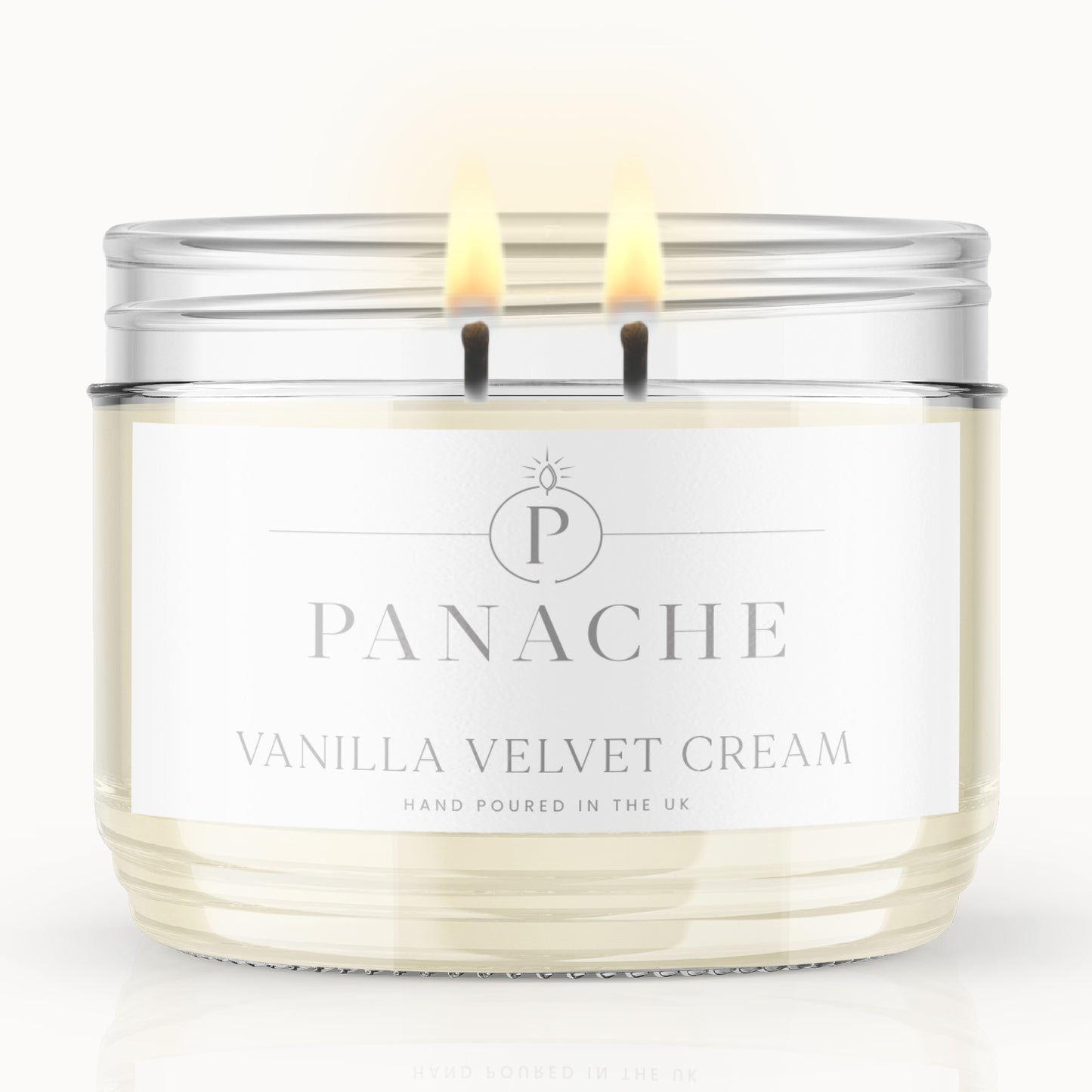 Vanilla Velvet Cream Double Wicked Scented Candle