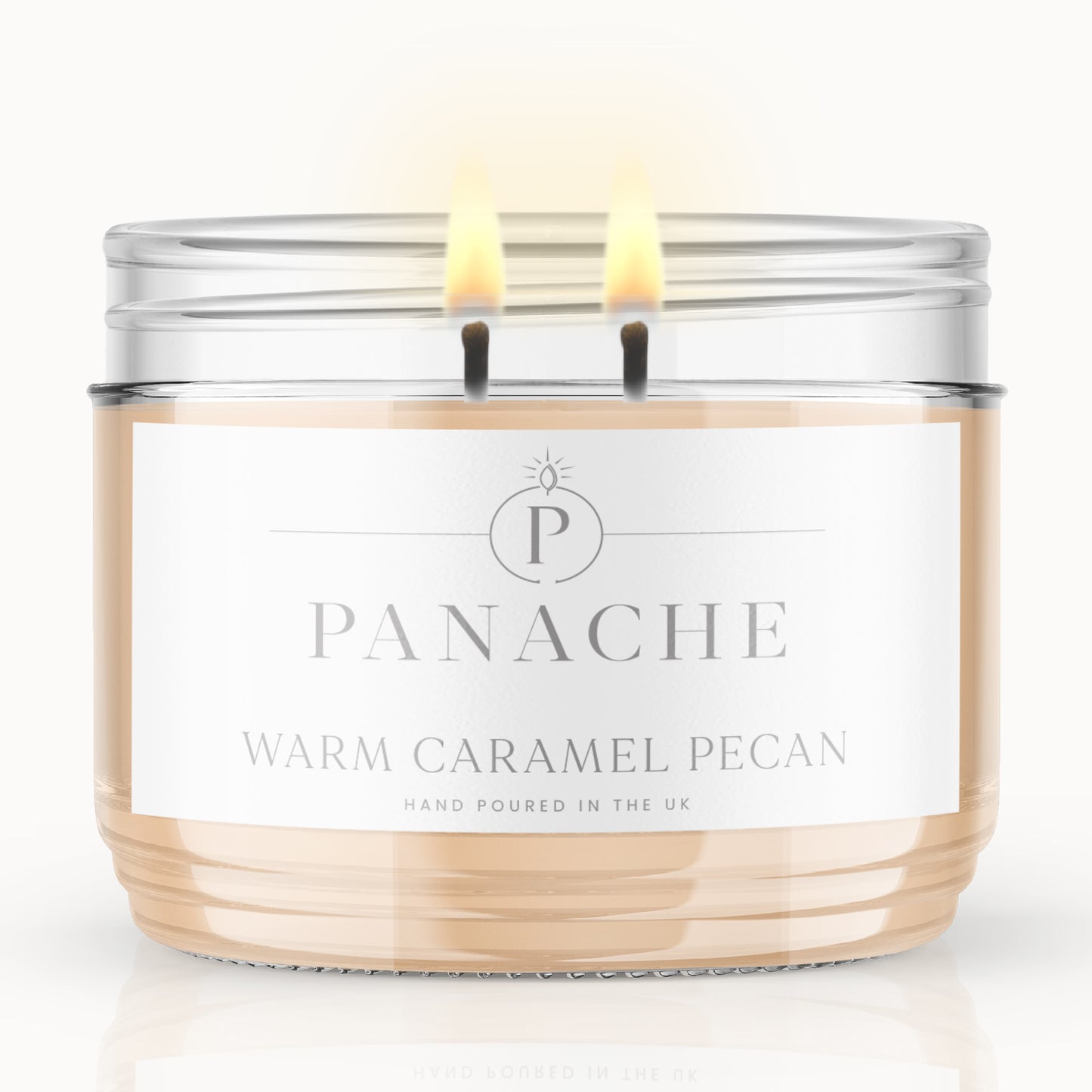Warm Caramel Pecan Double Wicked Scented Candle