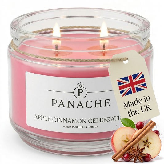 Apple Cinnamon Celebration Double Wicked Scented Candle