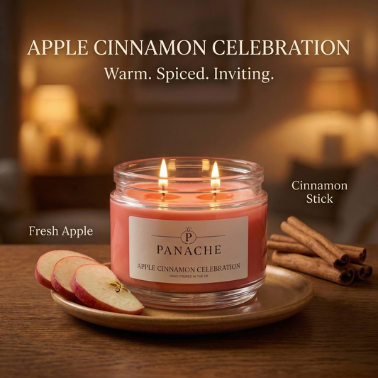 Apple Cinnamon Celebration Double Wicked Scented Candle
