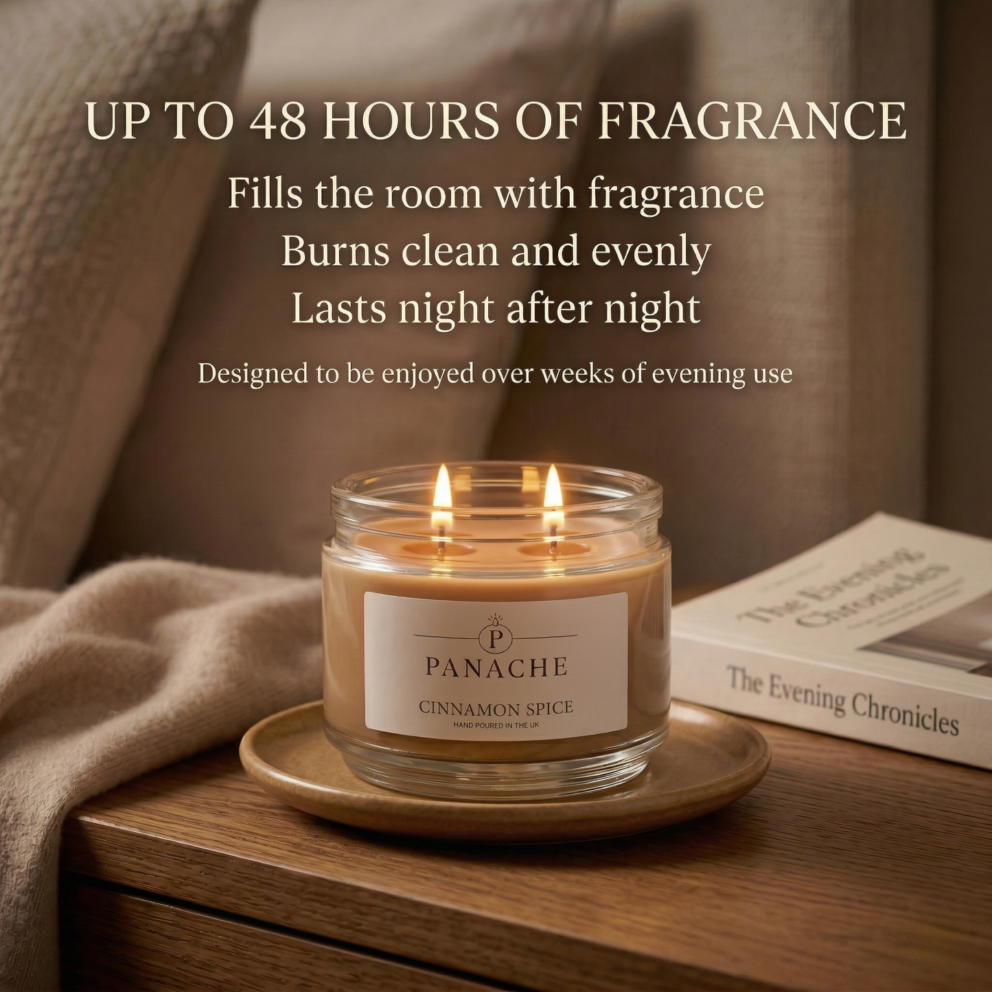 Cinnamon Spice Double Wicked Scented Candle