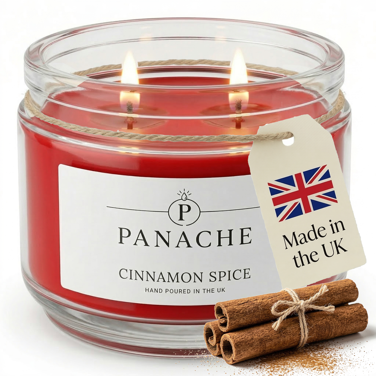 Cinnamon Spice Double Wicked Scented Candle