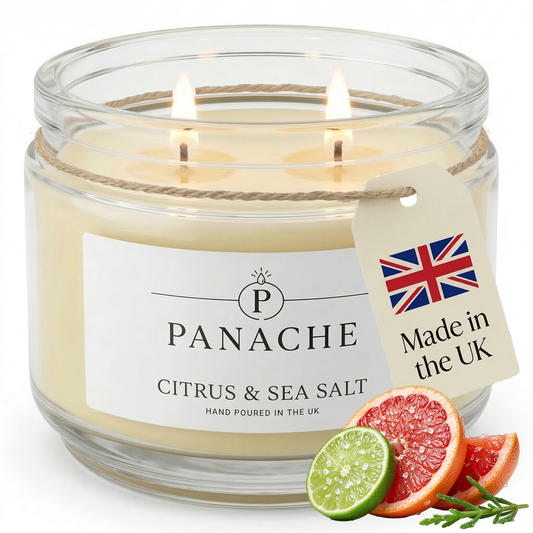 Citrus & Sea Salt Double Wicked Scented Candle