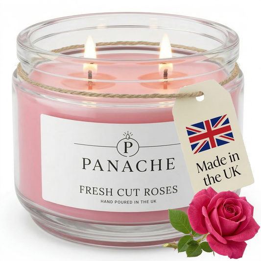 Fresh Cut Roses Double Wicked Scented Candle