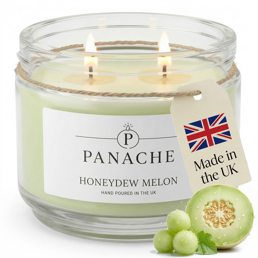 Honeydew Melon Double Wicked Scented Candle