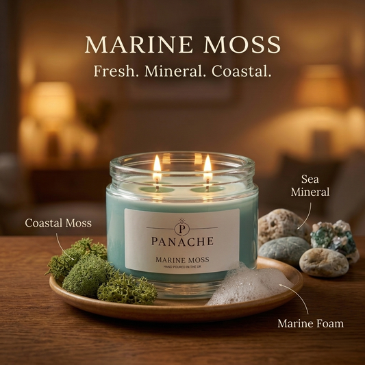 Marine Moss Double Wicked Scented Candle