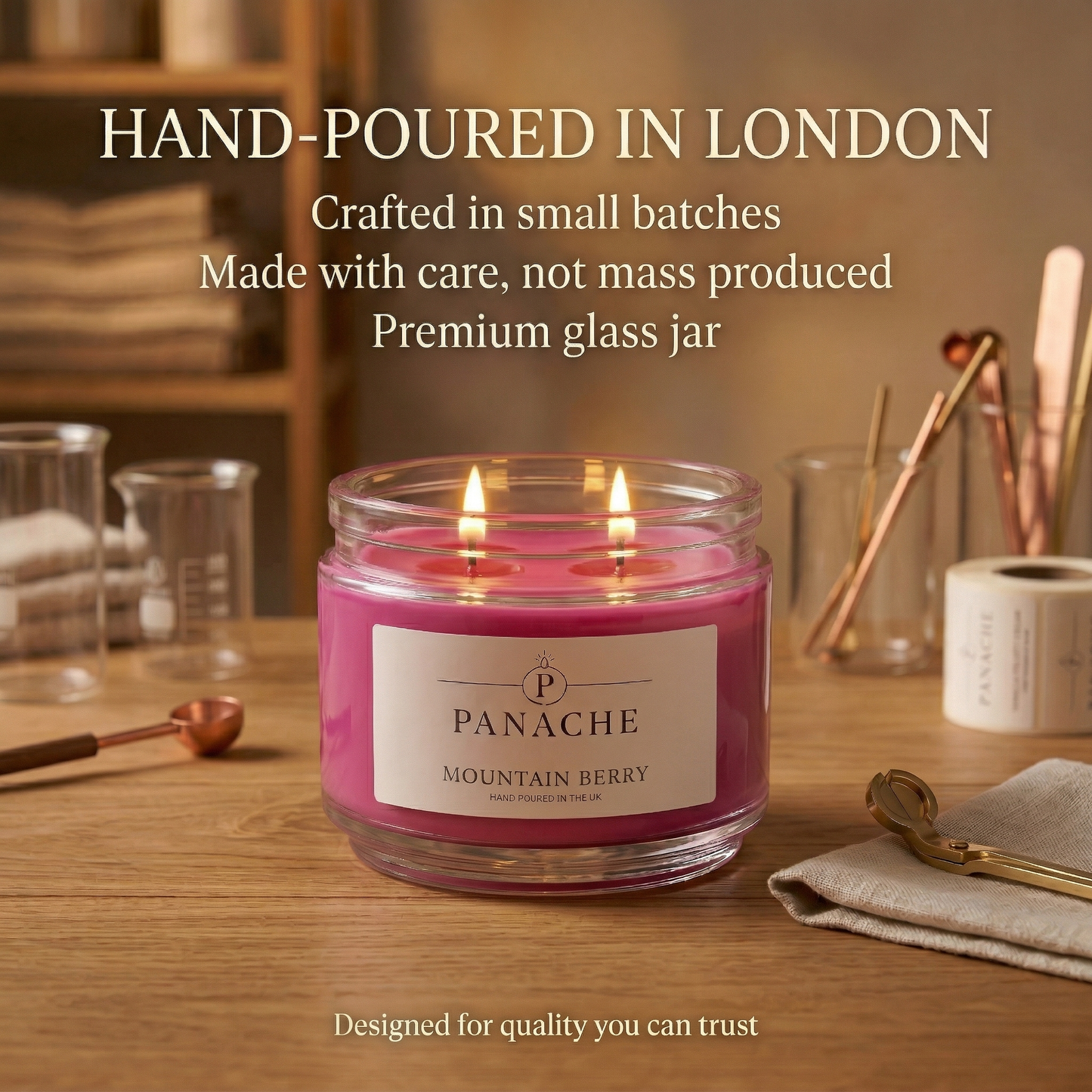 Mountain Berry Double Wicked Scented Candle