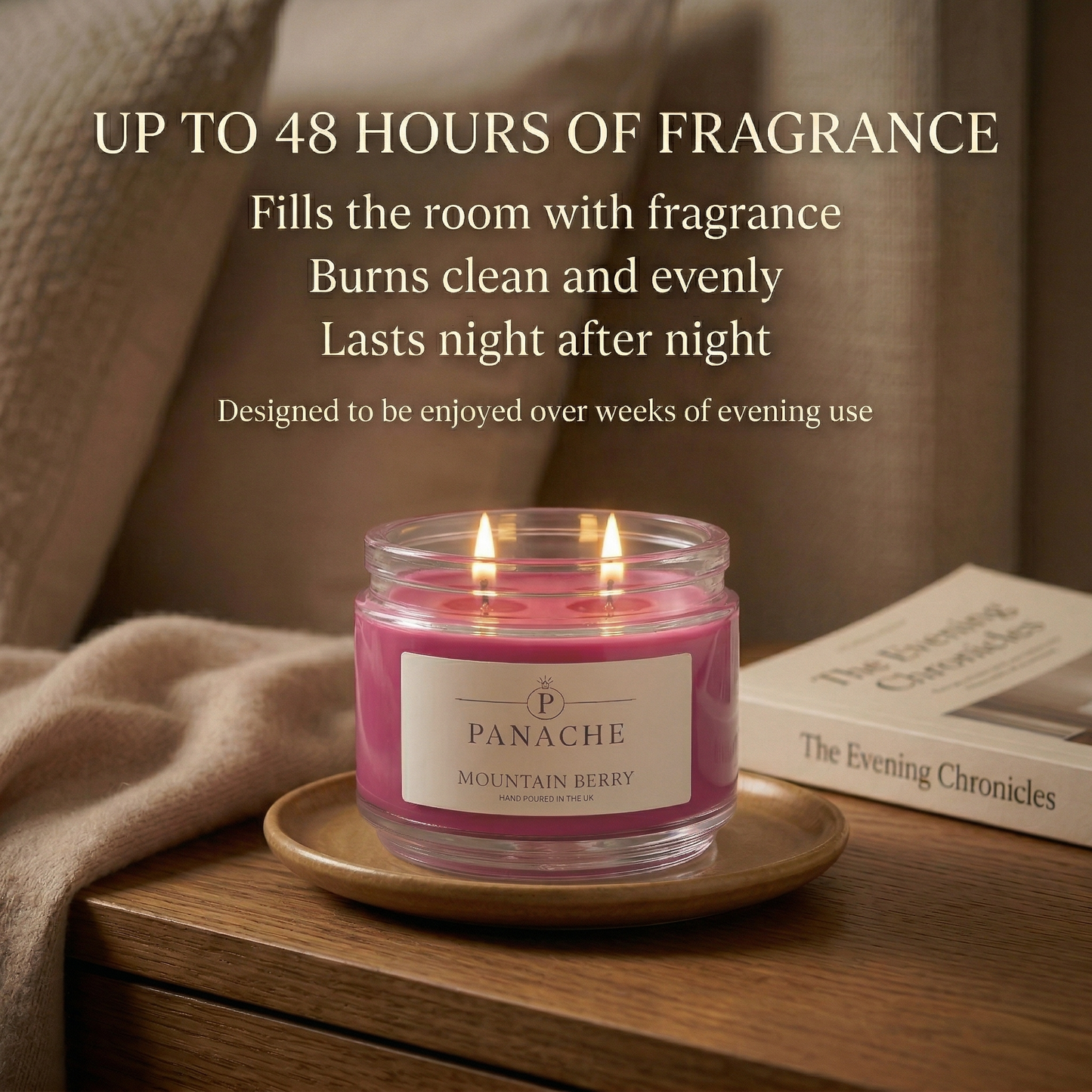 Mountain Berry Double Wicked Scented Candle