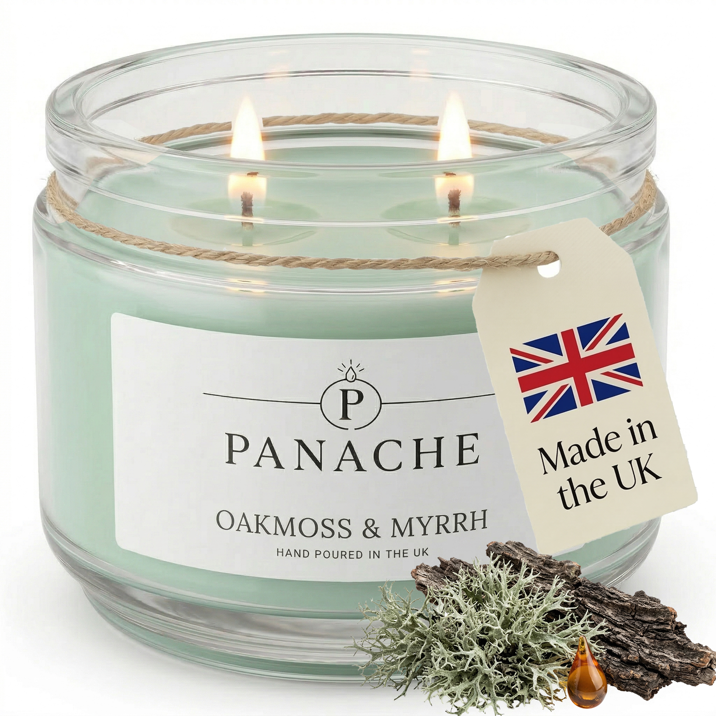 Oakmoss & Myrrh Double Wicked Scented Candle