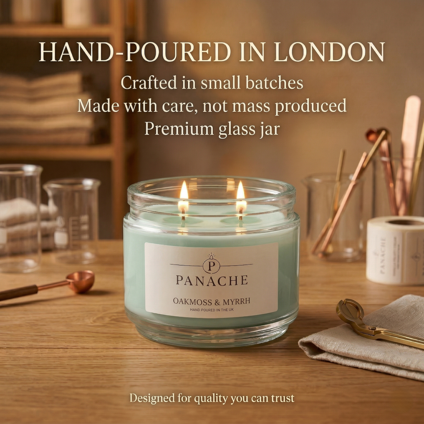 Oakmoss & Myrrh Double Wicked Scented Candle