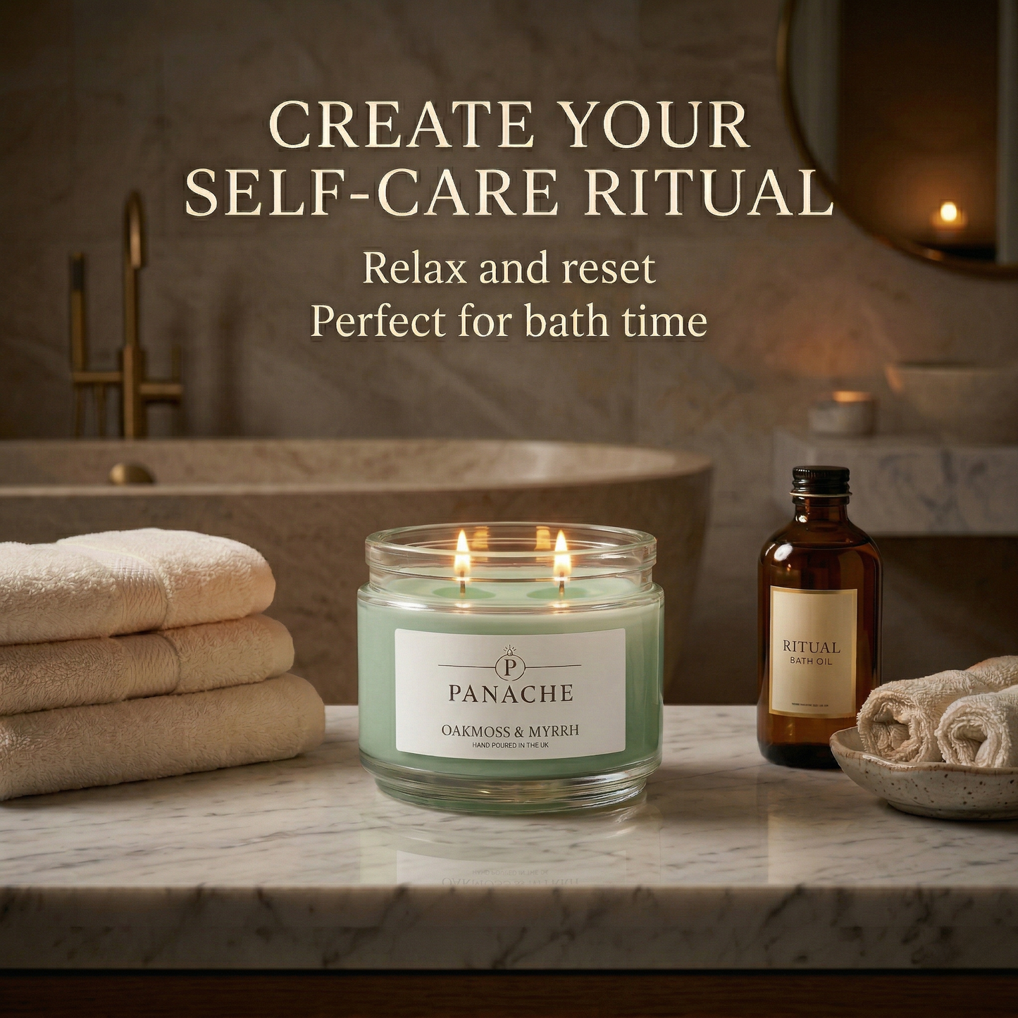 Oakmoss & Myrrh Double Wicked Scented Candle