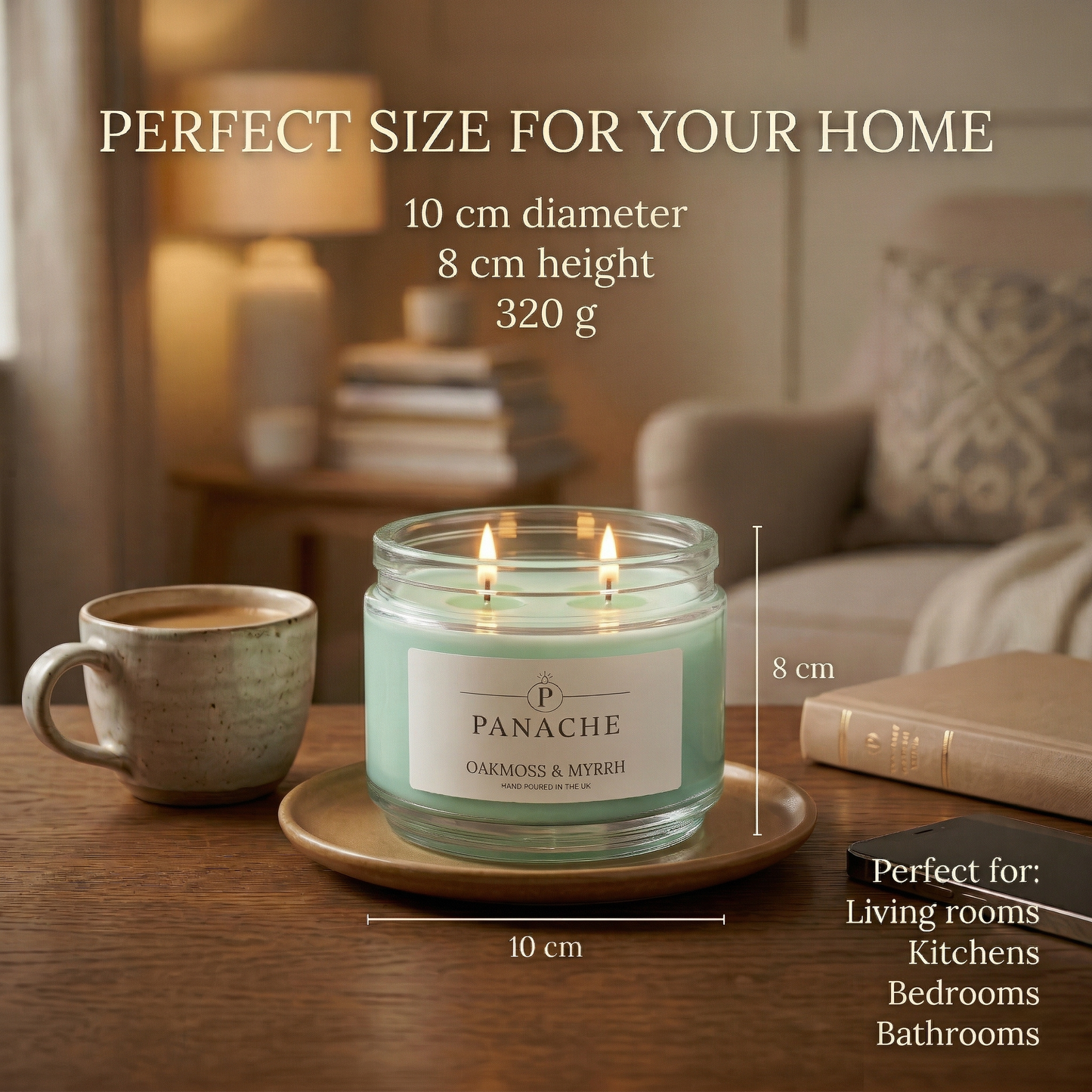 Oakmoss & Myrrh Double Wicked Scented Candle