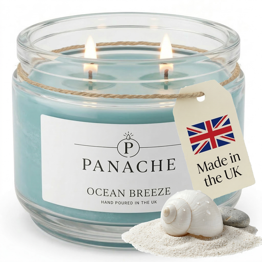 Ocean Breeze Double Wicked Scented Candle