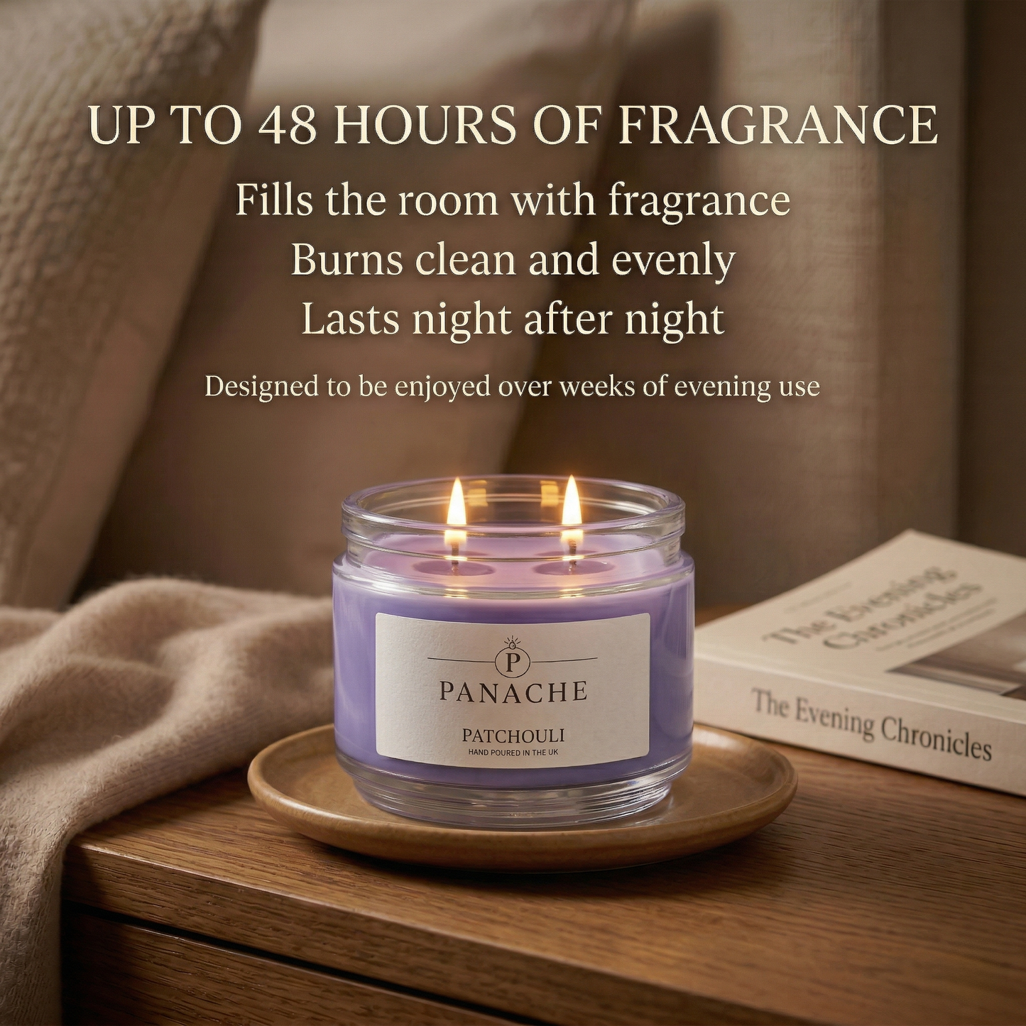 Patchouli Double Wicked Scented Candle