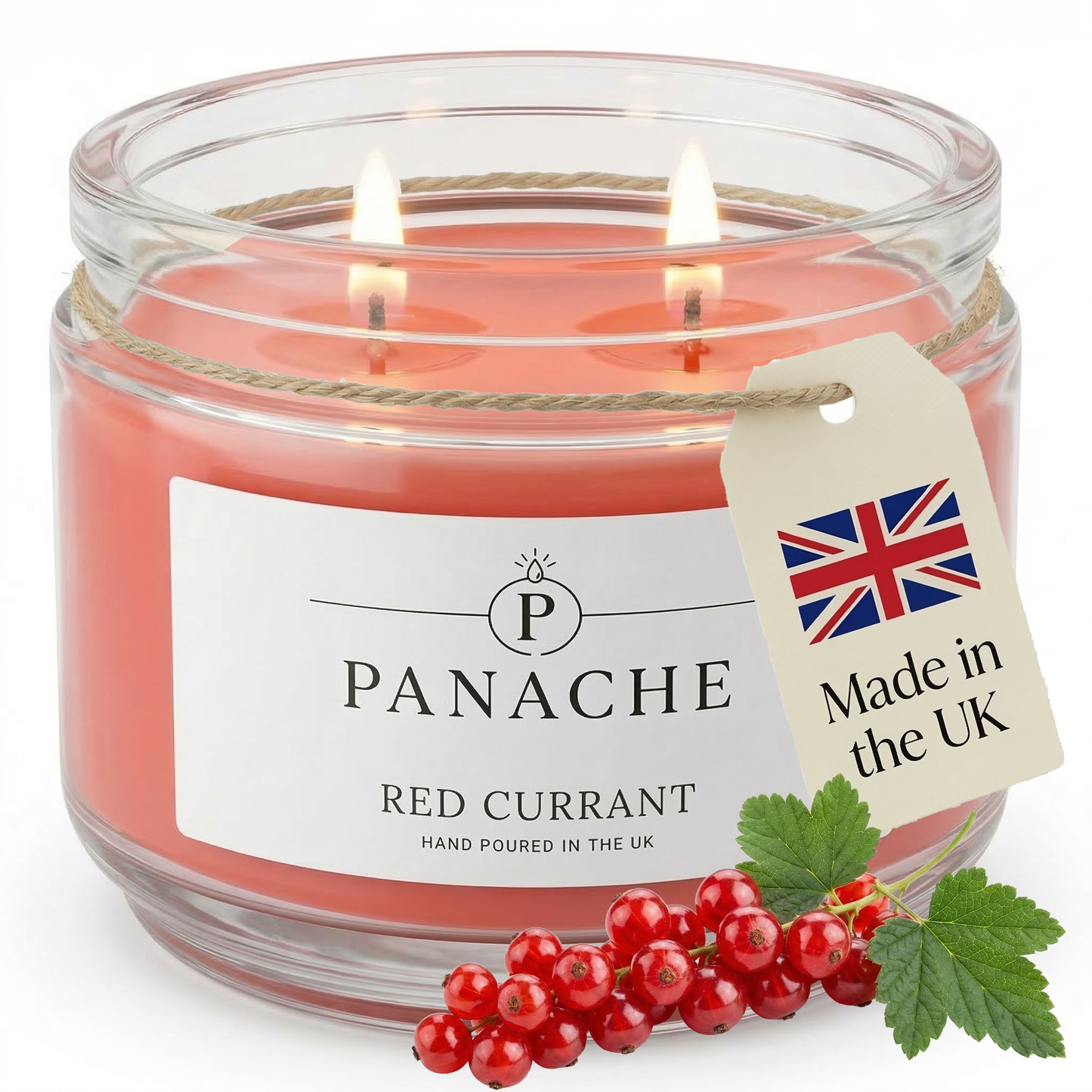 Red Currant Double Wicked Scented Candle