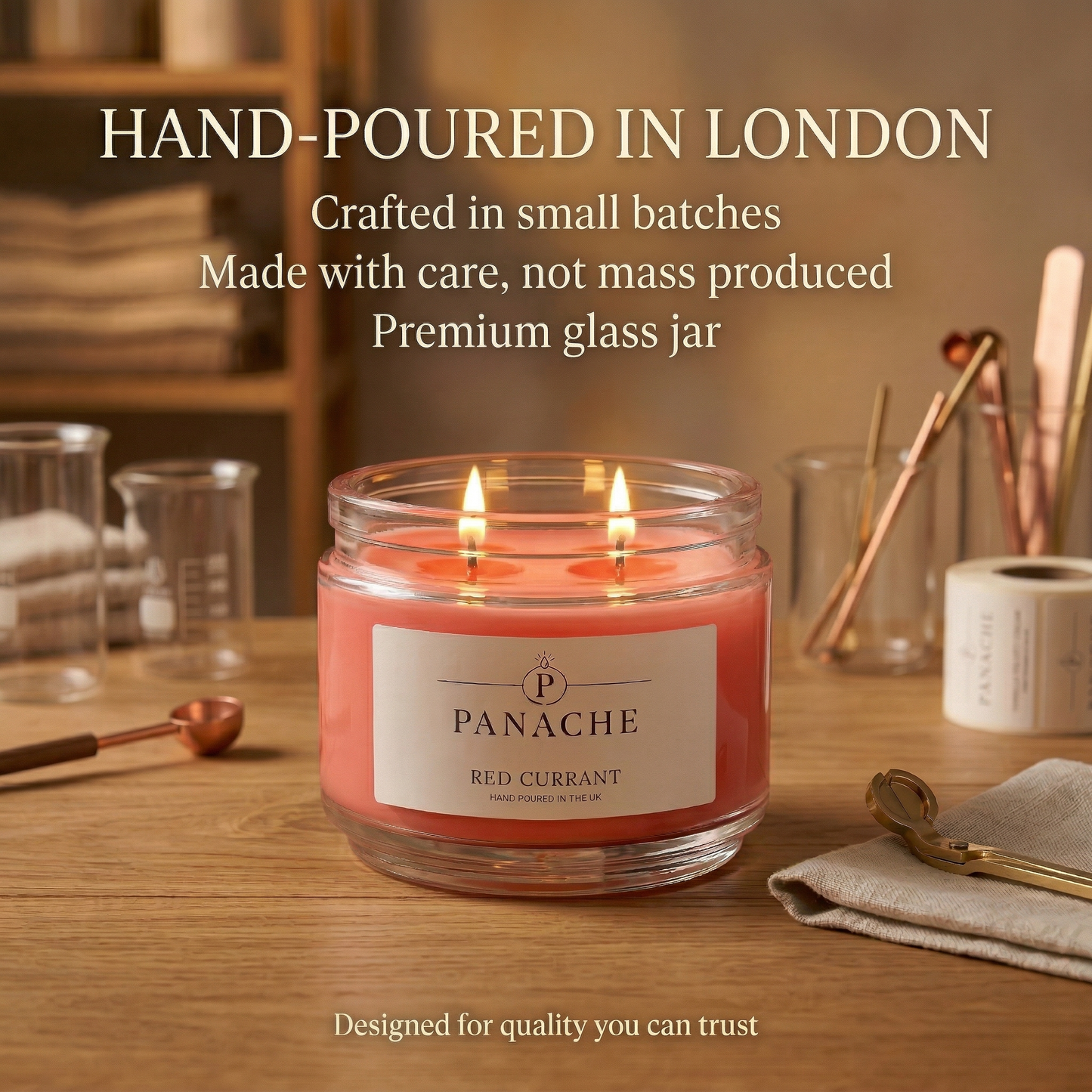 Red Currant Double Wicked Scented Candle