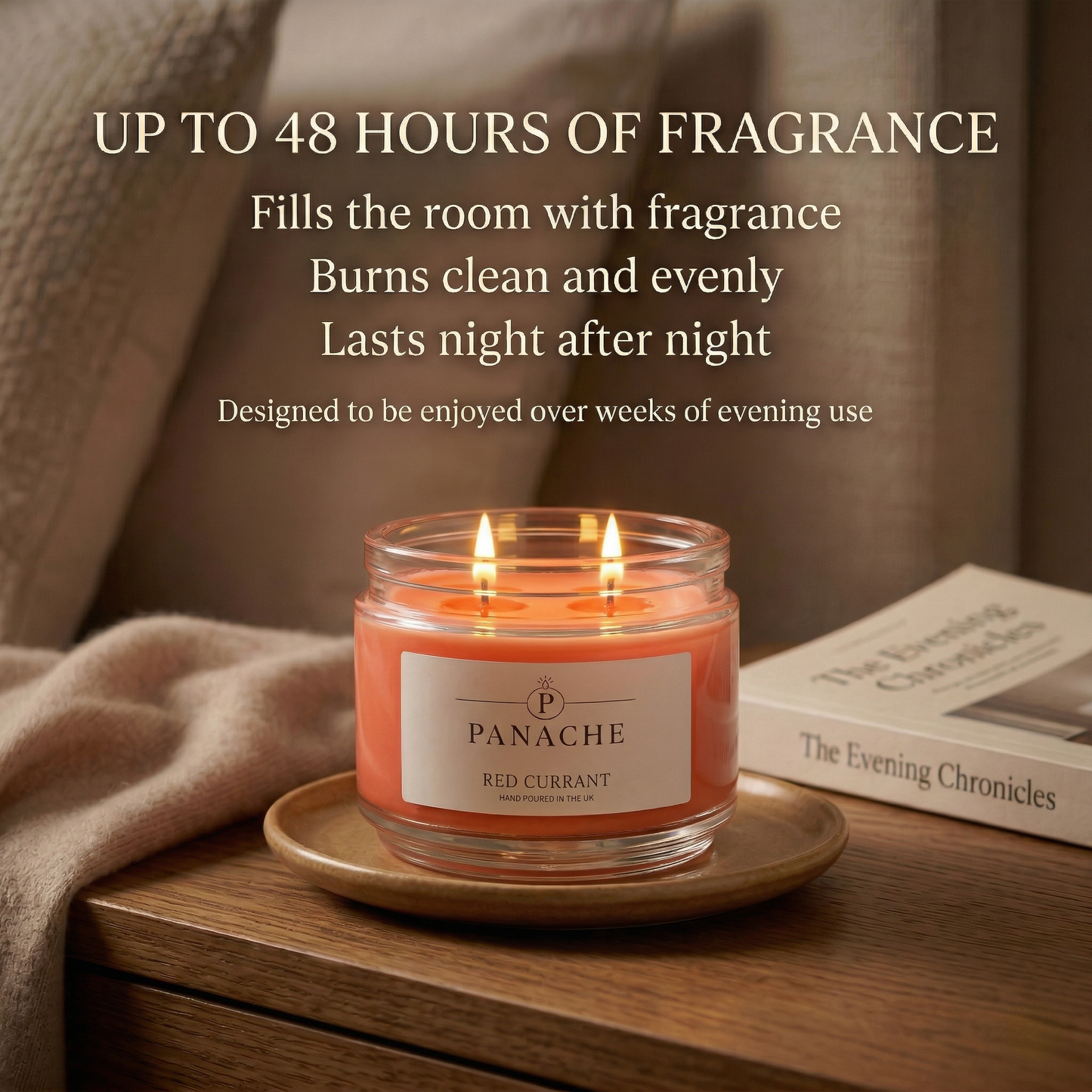Red Currant Double Wicked Scented Candle