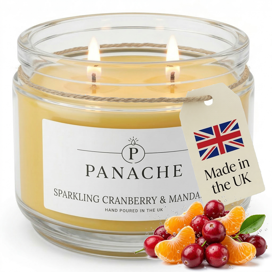 Sparkling Cranberry & Mandarin Double Wicked Scented Candle