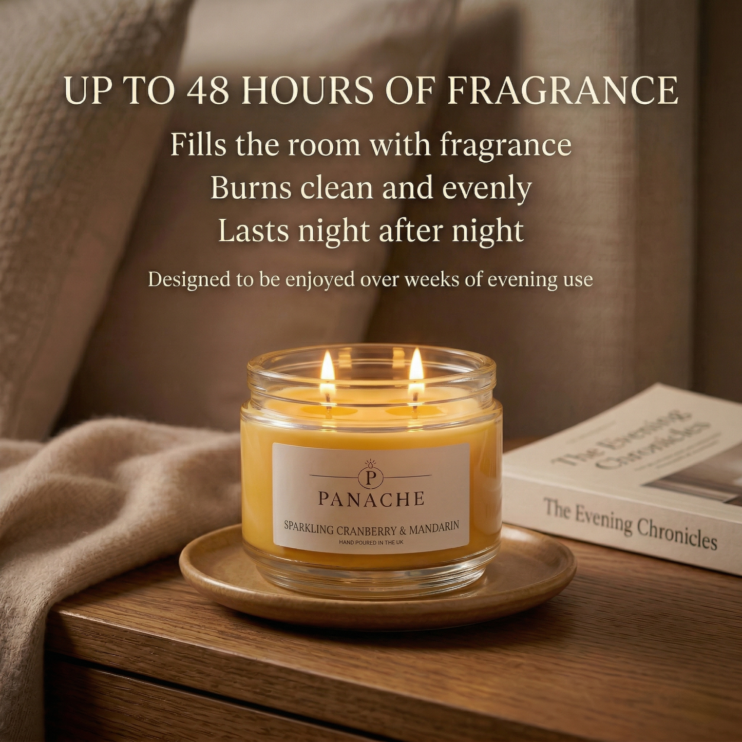 Sparkling Cranberry & Mandarin Double Wicked Scented Candle