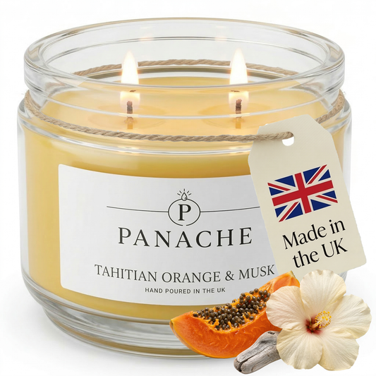 Tahitian Orange & Musk Double Wicked Scented Candle